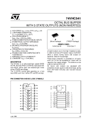 Datasheet 74VHC541 manufacturer STMicroelectronics