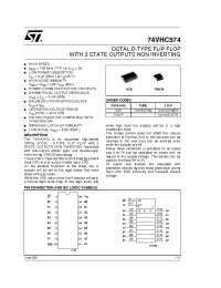 Datasheet 74VHC574MTR manufacturer STMicroelectronics