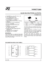 Datasheet 74VHCT126AM manufacturer STMicroelectronics