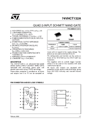 Datasheet 74VHCT132AMTR manufacturer STMicroelectronics