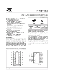 Datasheet 74VHCT138AMTR manufacturer STMicroelectronics