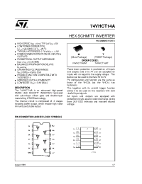 Datasheet 74VHCT14AM manufacturer STMicroelectronics