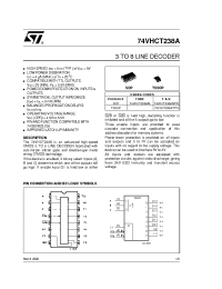 Datasheet 74VHCT238ATTR manufacturer STMicroelectronics