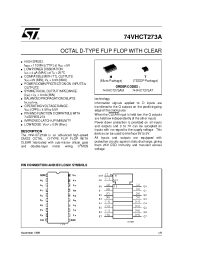 Datasheet 74VHCT273AM manufacturer STMicroelectronics