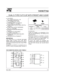 Datasheet 74VHCT74AM manufacturer STMicroelectronics