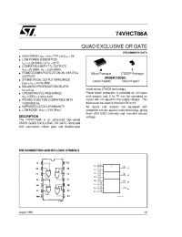 Datasheet 74VHCT86 производства STMicroelectronics