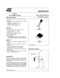 Datasheet ACS102-5TA-TR производства STMicroelectronics