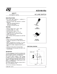 Datasheet ACS108-5SA-AP manufacturer STMicroelectronics