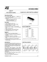 Datasheet ACS4025 manufacturer STMicroelectronics
