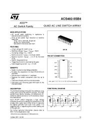 Datasheet ACS402-5SB производства STMicroelectronics