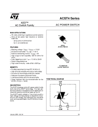 Datasheet ACST4-7SFP/CFP manufacturer STMicroelectronics