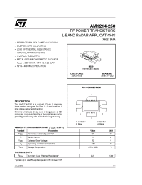 Datasheet AM1214-250 производства STMicroelectronics