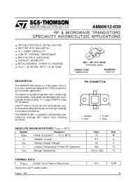 Datasheet AM80912-030 производства STMicroelectronics