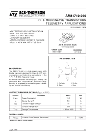 Datasheet AM81719-040 производства STMicroelectronics