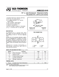 Datasheet AM82223-010 производства STMicroelectronics