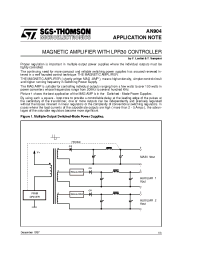 Datasheet AN904 производства STMicroelectronics