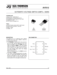 Datasheet AVS1ACP08 manufacturer STMicroelectronics