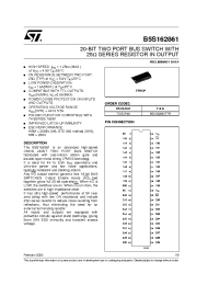 Datasheet B5S162861TTR производства STMicroelectronics