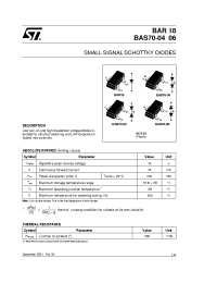 Datasheet BAR18 производства STMicroelectronics