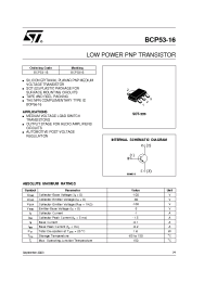 Datasheet BCP53-16 производства STMicroelectronics