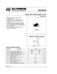 Datasheet BCP55 производства STMicroelectronics