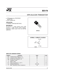 Datasheet BD179-16 производства STMicroelectronics