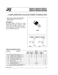 Datasheet BD534FP производства STMicroelectronics