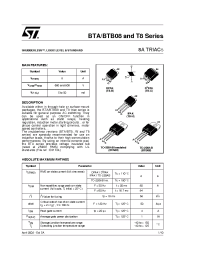 Datasheet BTA-600BW manufacturer STMicroelectronics