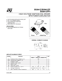 Datasheet BU941ZPFI производства STMicroelectronics
