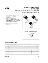 Datasheet BU941ZTFP производства STMicroelectronics