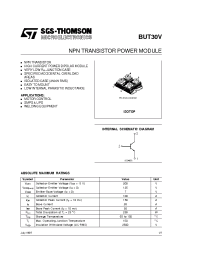 Datasheet BUT30V производства STMicroelectronics