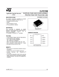 Datasheet CLP270M-TR manufacturer STMicroelectronics
