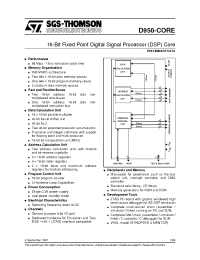 Datasheet D950-CORE manufacturer STMicroelectronics