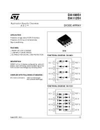 Datasheet DA112S1RL manufacturer STMicroelectronics