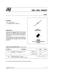 Datasheet DB4 manufacturer STMicroelectronics