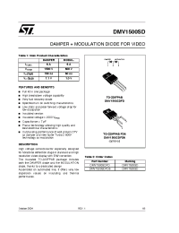 Datasheet DMV1500SDFD manufacturer STMicroelectronics