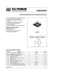 Datasheet ESM3045 производства STMicroelectronics