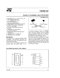 Datasheet HC157 производства STMicroelectronics