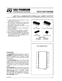 Datasheet HCC4008BF производства STMicroelectronics