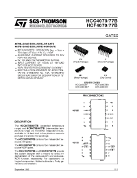 Datasheet HCC4070BM1 производства STMicroelectronics