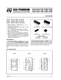Datasheet HCC4071 производства STMicroelectronics