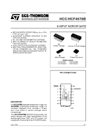 Datasheet HCC4078BF производства STMicroelectronics
