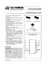 Datasheet HCC4536B производства STMicroelectronics