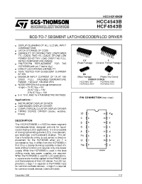 Datasheet HCC4543B производства STMicroelectronics