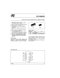 Datasheet HCF4009UBEY производства STMicroelectronics