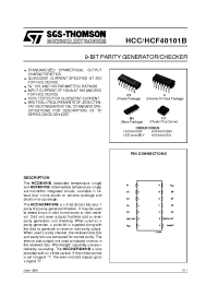 Datasheet HCF40101 производства STMicroelectronics