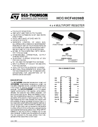 Datasheet HCF40208 производства STMicroelectronics