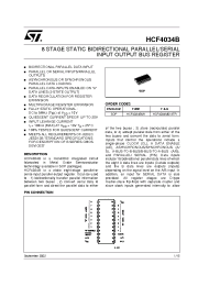 Datasheet HCF4034M013TR производства STMicroelectronics