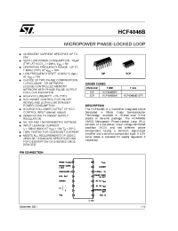 Datasheet HCF4046 производства STMicroelectronics