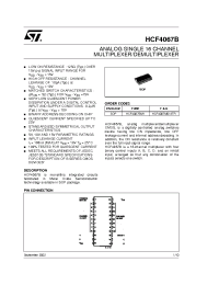 Datasheet HCF4067M013TR производства STMicroelectronics